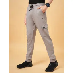 Ajile by Pantaloons Steel Grey Regular Fit Joggers image 3
