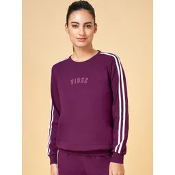 Ajile by Pantaloons Typography Printed Cotton Pullover Sweatshirt-picture-43