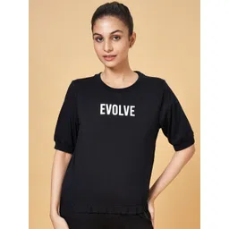 Ajile by Pantaloons Typography Printed Cotton T-shirt image 1