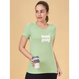 Ajile by Pantaloons Typography Printed Round Neck Short Sleeves Cotton Regular T-shirt-picture-36