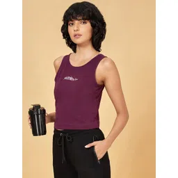 Ajile by Pantaloons Typography Printed Sleeveless Slim Fit T-shirt-picture-15