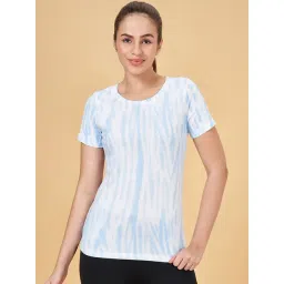 Ajile by Pantaloons White Cotton Tie & Dye Sports T-Shirt-picture-30