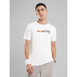 Ajile By Pantaloons White Slim Fit Printed Sports T-Shirt-picture-37
