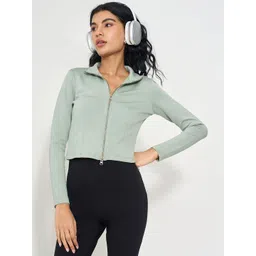 Ajile by Pantaloons Women Crop Training or Gym Sporty Jacket-picture-32