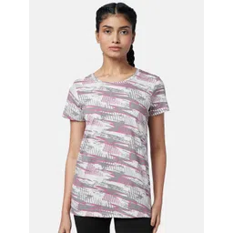 Ajile by Pantaloons Women Grey Printed Cotton T-shirt-picture-43