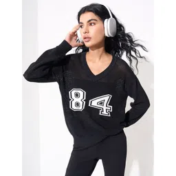 Ajile by Pantaloons Women Typography Printed Pullover-picture-29