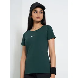 Ajile by Pantaloons Women Typography Printed Round Neck Cotton T-shirt-picture-33