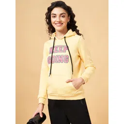 Ajile by Pantaloons Women Yellow Printed Sweatshirt-picture-42