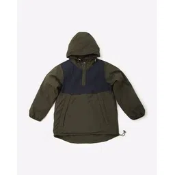 ajio Colorblock Panelled Hoodie-picture-15