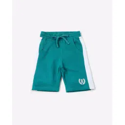 ajio Mid-Rise Shorts with Elasticated Drawstring Waistband-picture-15