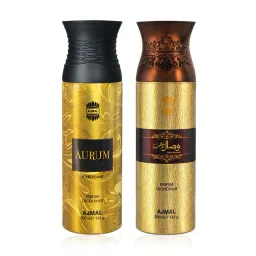 Ajmal Wisal Dhahab & Aurum Deodorant Spray for Unisex - Pack of 2-picture-10