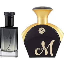 Ajmal CARBON & MARYAJ M FOR HER EDP 90 ML Bundle of 2 Eau de Perfume Gift for Man and Women Longlasting Scent+ 1 Perfume Tester-picture-52