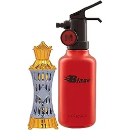 Ajmal Mizyaan Concentrated Perfume Oil Oriental Musky Alcohol-free Attar 14ml for Unisex and Maryaj Blaze Eau De Perfume Citrus Aromatic Perfume 100ml for Men FREE-picture-52