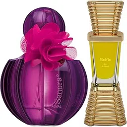 Ajmal Senora EDP Floral Spicy Perfume 75ml for Women and Selfie Concentrated Perfume Oil Woody Aromatic Alcohol-free Attar 10ml for Men FREE-picture-18