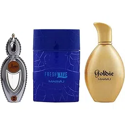 Ajmal Wisal EDP 50ml Oriental perfume for Women & Maryaj FRESH WAVE FOR HIM EAU DE PARFUM 100 ML & GOLDIE EDP 100 ML-picture-40