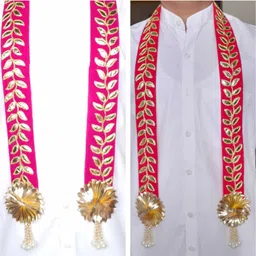 ajshree Velvet Floral Print Multicolor Men Dupatta-picture-10