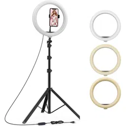 AJSTAR Ring Light for Streaming, Makeup, Selfie Photography Compatible Ring Flash-picture-19