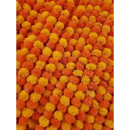 Akaar Orange 5 Pieces Marigold Wall Hangings-picture-26