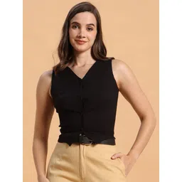 AKANYA V-Neck Waistcoat-picture-29