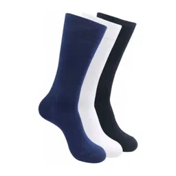 Akeeta Pack Of 3 Pure Cotton Calf Length Socks-picture-36