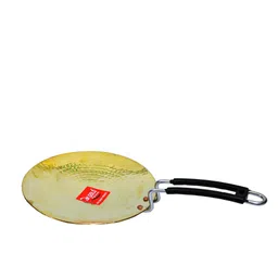 akgold "AK Gold 10-Inch Brass Tawa - Premium Quality Non-Stick - 1150gm." Tawa 25.4 cm diameter image 1