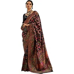akhilam Women's Cotton Silk Floral Printed Saree With Unstitched Blouse (CHNRPSHMNA61_RJ_Parent)-picture-43