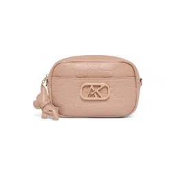 AKIKI LONDON Beige CHISWICK 23 Logo Medium Leather Cross Body Bag-picture-46