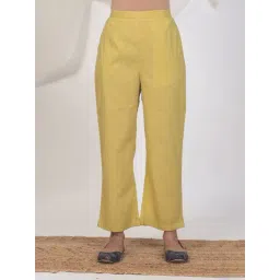 Akiso Gulkari Solid Yellow Pyjama Pants-picture-2