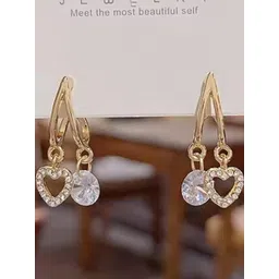 AKISON JEWELS Gold-Plated Alloy Earrings image 3