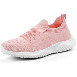 akk Womens Walking Tennis Shoes - Slip On Memory Foam Lightweight Casual Sneakers for Gym Travel Work-picture-23