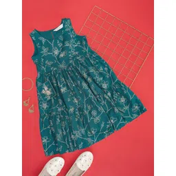 AKKRITI BY PANTALOONS Floral Print A-Line Dress-picture-23