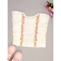 AKKRITI BY PANTALOONS Floral Print Cotton Top-picture-29