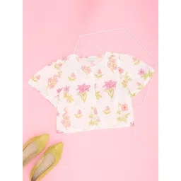 AKKRITI BY PANTALOONS Floral Print Cotton Top-picture-43