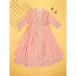 Akkriti by Pantaloons Girls Amethyst Embroidery Full Sleeves Lehenga Cholis-picture-42