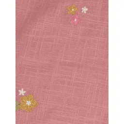 Akkriti by Pantaloons Girls Coral Pink Embroidery Pants image 5