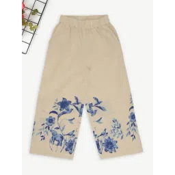 Akkriti by Pantaloons Girls Egret Floral Print Pants-picture-21