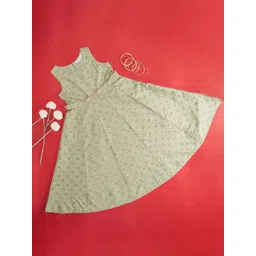 AKKRITI BY PANTALOONS Girls Floral Printed A-Line Dress-picture-26