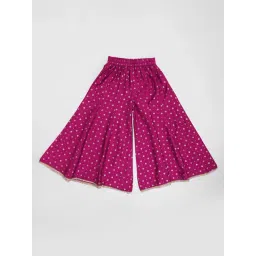 Akkriti by Pantaloons Girls Grape Wine Embroidery Suit Set image 3