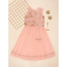 AKKRITI BY PANTALOONS Girls Ready to Wear Lehenga & Blouse Net-picture-14