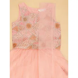 AKKRITI BY PANTALOONS Girls Ready to Wear Lehenga & Blouse Net image 5