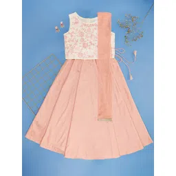 AKKRITI BY PANTALOONS Girls Ready to Wear Lehenga & Blouse With Dupatta-picture-16