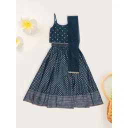 AKKRITI BY PANTALOONS Girls Ready to Wear Lehenga & Blouse With Dupatta-picture-23