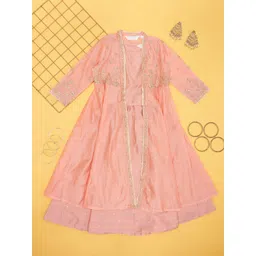 AKKRITI BY PANTALOONS Girls Top with Skirt-image-2