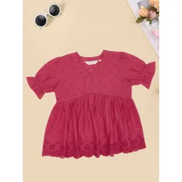 AKKRITI BY PANTALOONS Polka Dot Cotton Empire Top-picture-36