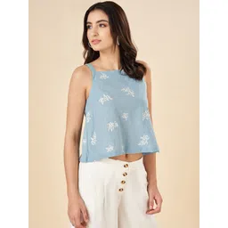 AKKRITI BY PANTALOONS Print Cotton Top-image-41