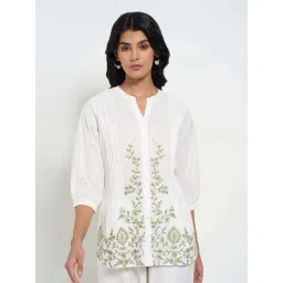 Akkriti by Pantaloons Snow White Tunic-image-28