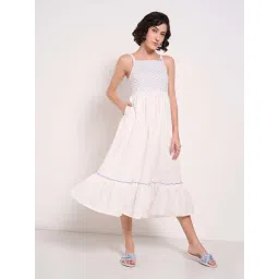 Akkriti by Pantaloons WhiteCasual Dress-image-9