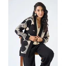 AKKRITI BY PANTALOONS Women Floral Printed Cardigan-picture-27