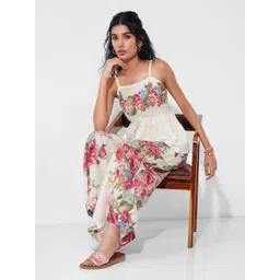 AKKRITI BY PANTALOONS Women Floral Printed Gathered or Pleated Cotton Empire Top-picture-20