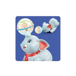 AKN TOYS Children's Electric Fantasy Light Ball Walking Lights Spinning Music elephant Kids Light Up Toy  ( color may vary)-picture-10